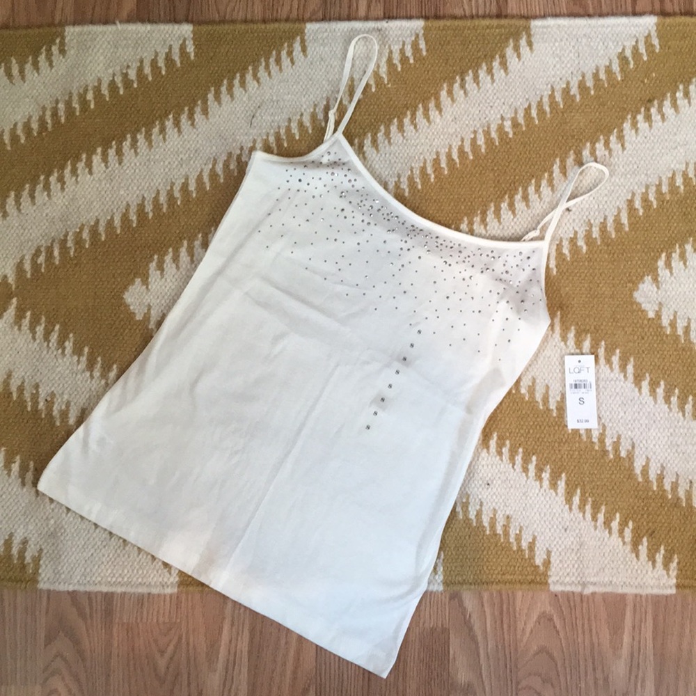 Loft tank with sequin